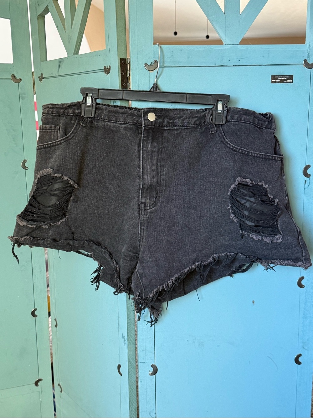SHEIN Distressed Shorts